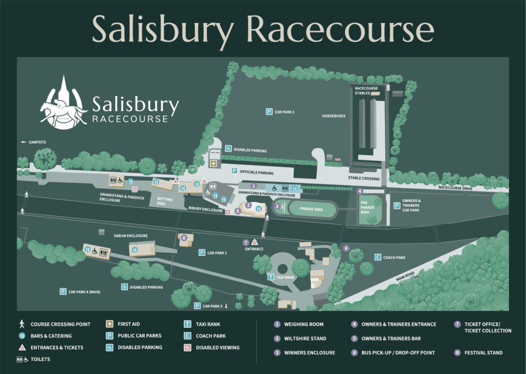 Salisbury racecourse map